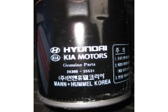 Фильтр масляный для MAZDA CX-7 (ER) 2.2 MZR-CD AWD 2009-2013, код двигателя R2AA, V см3 2184, кВт 127, л.с. 173, Дизель, Hyundai-KIA 2630035531